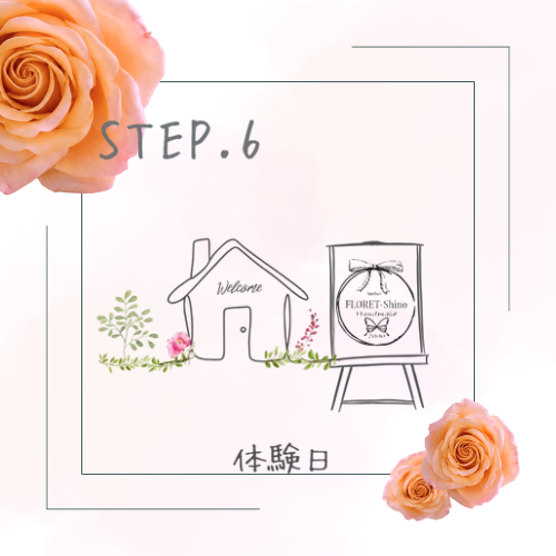 大阪クレイクラフト教室FLORET-Shinoのアトリエとロゴのイラスト