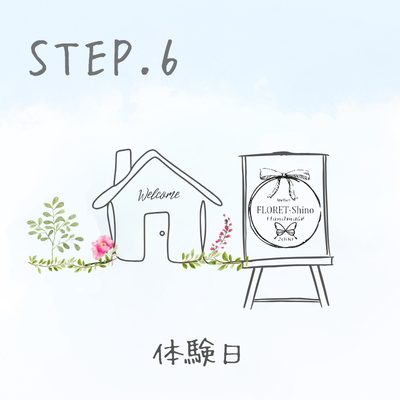 大阪クレイクラフト教室の看板とロゴのイラスト