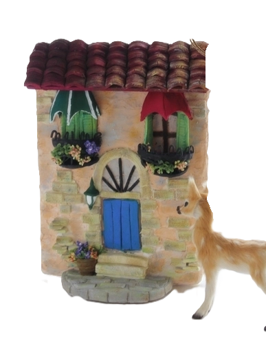 大阪・堺クレイクラフト粘土教室生徒作品ミニチュアアハウス
