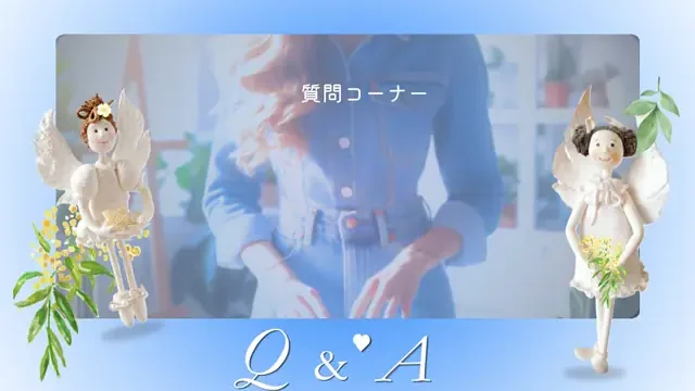 大阪府堺市区クレイクラフト教室Q＆A。粘土で作った妖精（クレイ人形）二人が挨拶している
